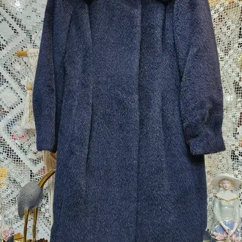 [BUNJANG] IT MICHAA Navy Women's Coat / 잇미샤(IT MICHAA) 브랜드 네이비 여성 코트