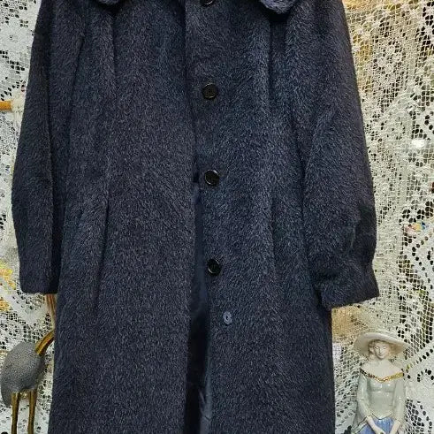 [BUNJANG] IT MICHAA Navy Women's Coat / 잇미샤(IT MICHAA) 브랜드 네이비 여성 코트