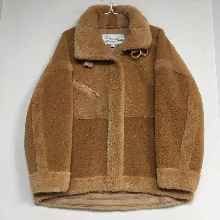 [BUNJANG] Hansum Vegancode Shearling Mouton Jacket / 한섬 Vegancode 어반코드 비건코드 시어링 무스탕 자켓 66