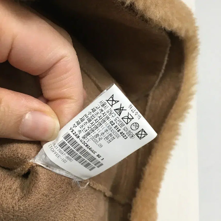 [BUNJANG] Hansum Vegancode Shearling Mouton Jacket / 한섬 Vegancode 어반코드 비건코드 시어링 무스탕 자켓 66
