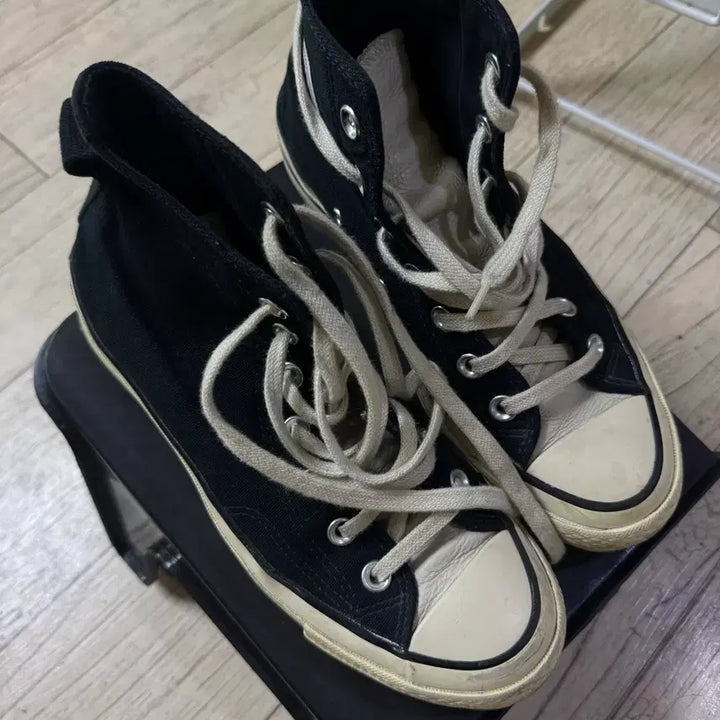 [BUNJANG] Converse Essentials Collaboration Black Sneakers / 컨버스 ESSENTIALS 콜라보 블랙 240