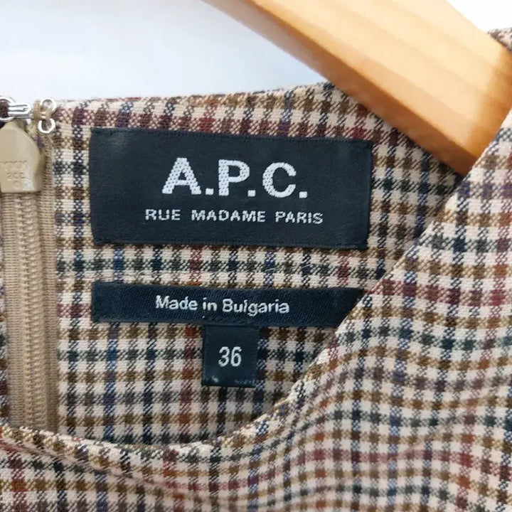 [BUNJANG] A.P.C. Check Mini Dress / A.P.C. 아페쎄 체크 미니원피스 55
