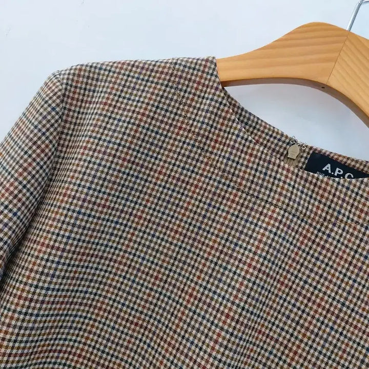 [BUNJANG] A.P.C. Check Mini Dress / A.P.C. 아페쎄 체크 미니원피스 55