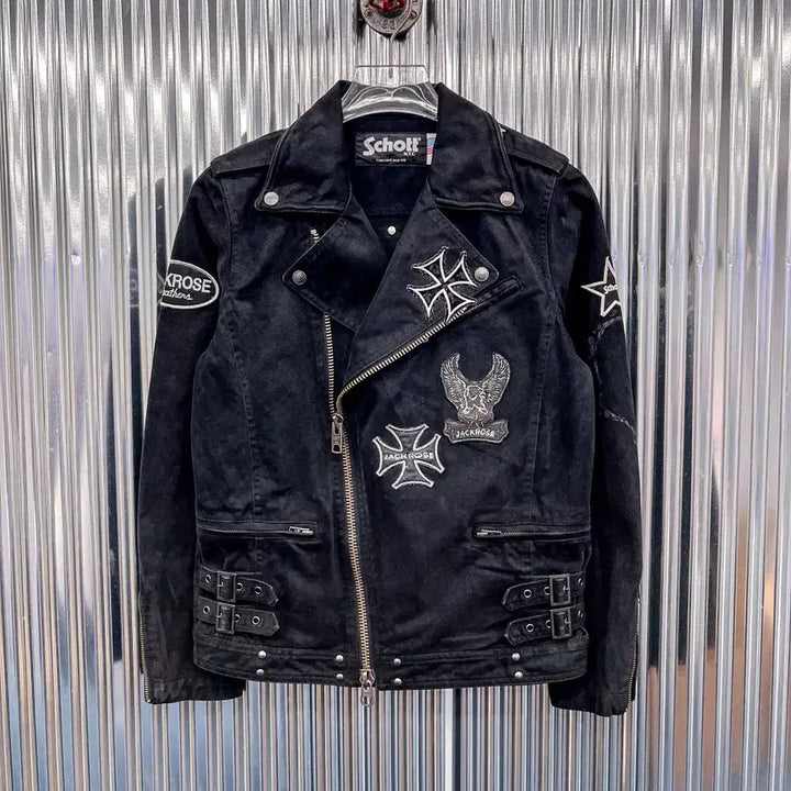 [BUNJANG] SCHOTT X JACK ROSE Rider Jacket (Size S) / 쇼트 SCHOTT X 잭로즈 라이더 자켓 (국내 S) AF215