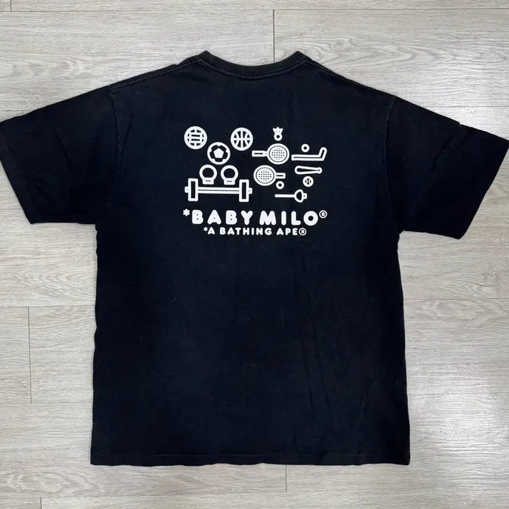 [BUNJANG] BAPE Baby Milo Short Sleeve T-shirt / 베이프 도쿄 베이비마일로 반팔 티셔츠