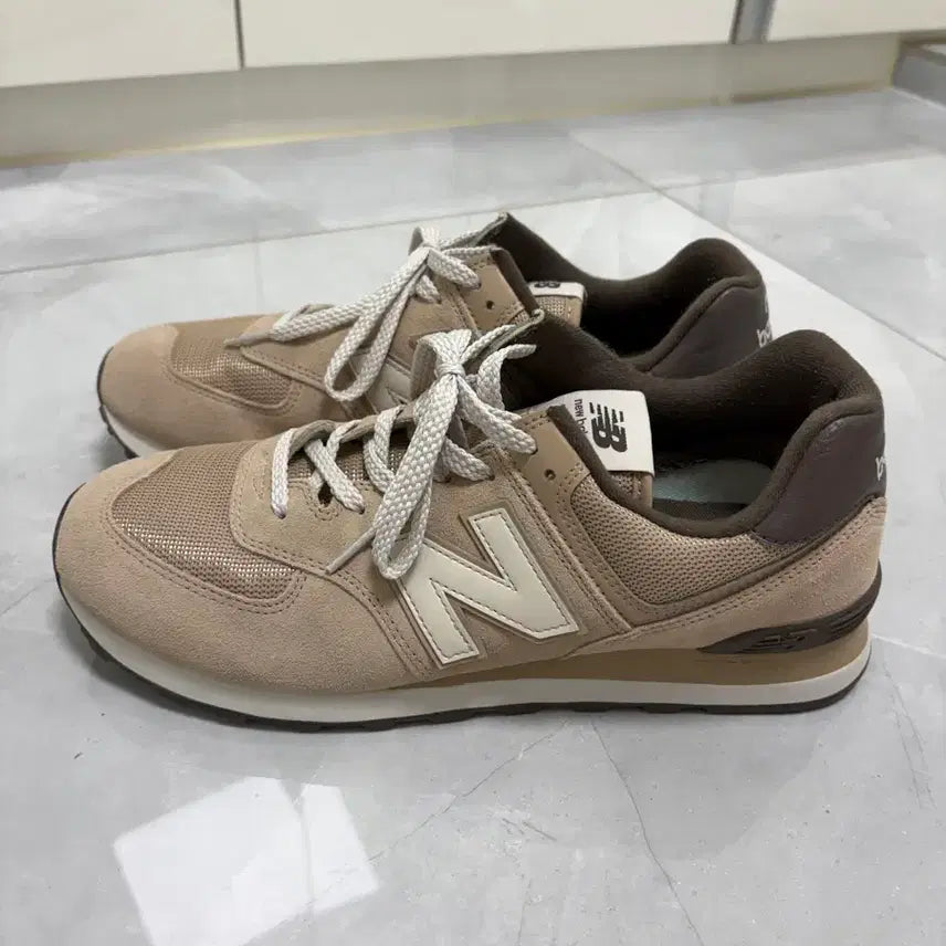 [BUNJANG] New Balance 574 Brown Yard Sneakers / 뉴발란스 574 브라운야드 280