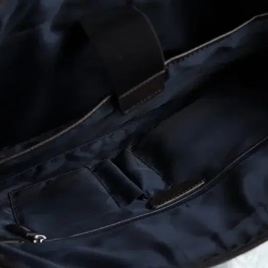 [BUNJANG] Hazzys Briefcase Navy Brown Document Bag / 헤지스 브리프케이스 ( 진네이비 진브라운 서류가방