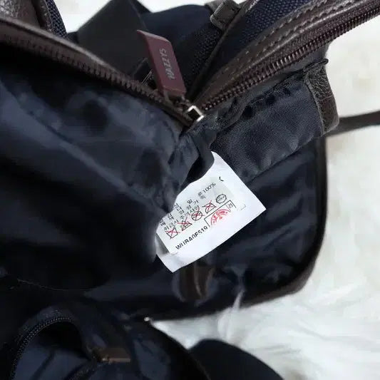 [BUNJANG] Hazzys Briefcase Navy Brown Document Bag / 헤지스 브리프케이스 ( 진네이비 진브라운 서류가방