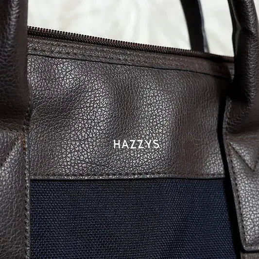 [BUNJANG] Hazzys Briefcase Navy Brown Document Bag / 헤지스 브리프케이스 ( 진네이비 진브라운 서류가방