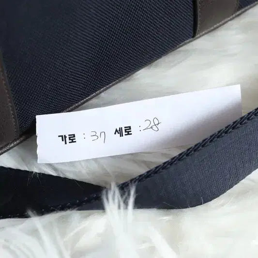 [BUNJANG] Hazzys Briefcase Navy Brown Document Bag / 헤지스 브리프케이스 ( 진네이비 진브라운 서류가방