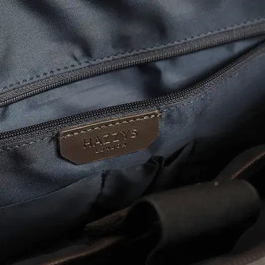 [BUNJANG] Hazzys Briefcase Navy Brown Document Bag / 헤지스 브리프케이스 ( 진네이비 진브라운 서류가방