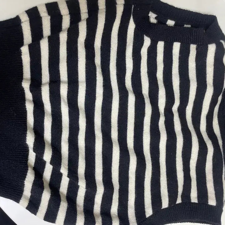 [BUNJANG] Striped Knit Vest / 스트라이프 니트조끼