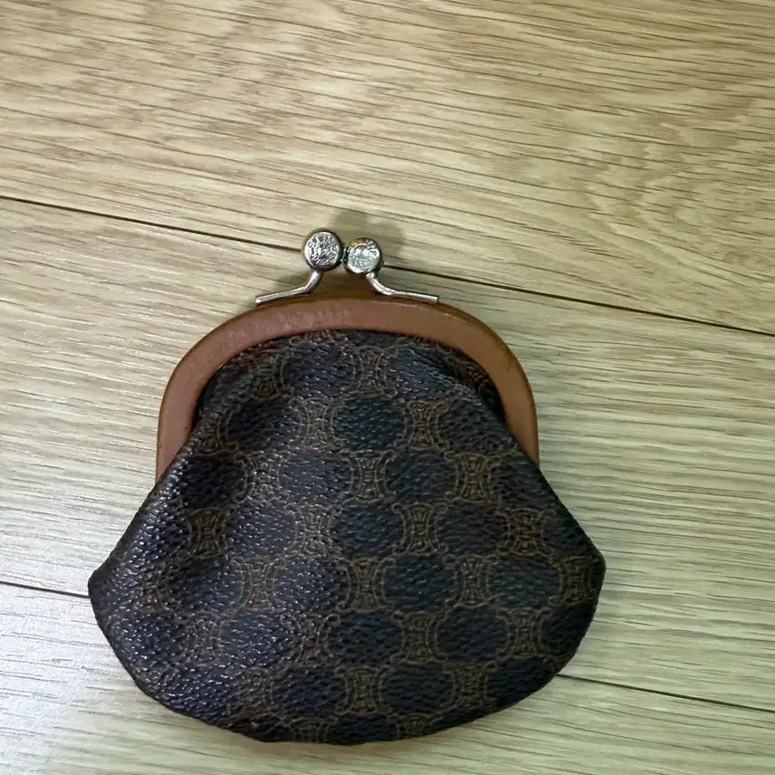 [BUNJANG] Celine Triomphe Coin Purse Brown Vintage / 셀린느 트리오페 동전지갑 브라운 빈티지