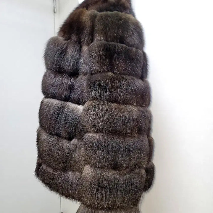 [BUNJANG] Silverly Dark Brown Sable Coat / 실버리 최상의  귀한 다크 브라운 세이블 코트