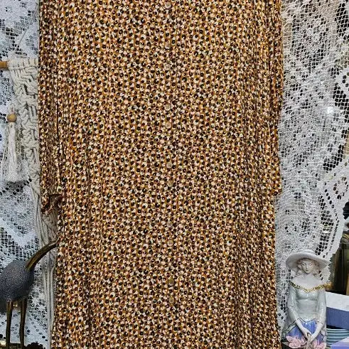 [BUNJANG] Comptoir des Cotonniers Leopard Print Long Dress / 콩트투아르 데 코토니에(Comptoir des빈티지 레오파드 롱 원피스