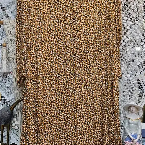 [BUNJANG] Comptoir des Cotonniers Leopard Print Long Dress / 콩트투아르 데 코토니에(Comptoir des빈티지 레오파드 롱 원피스