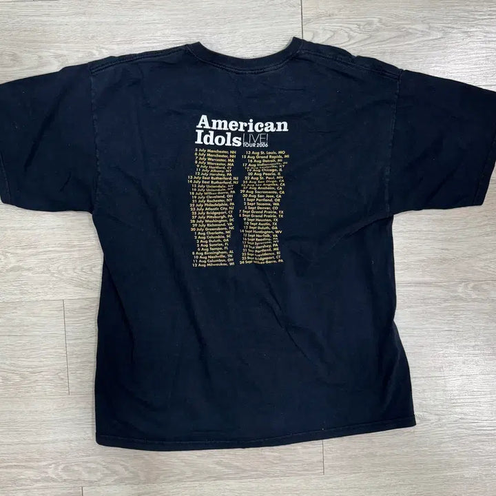 [BUNJANG] American Idol 2006 Tour T-shirt / 아메리칸 아이돌 2006 투어 반팔 티셔츠