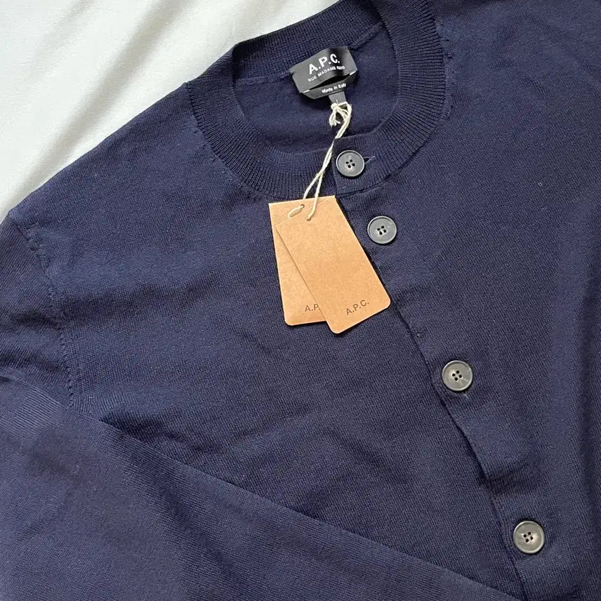 [BUNJANG] APC Round Cardigan / [L] 아페쎄 APC 라운드 가디건