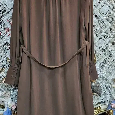 [BUNJANG] Brown Long Shirt Dress / 새상품브라운 롱 셔츠롱 원피스