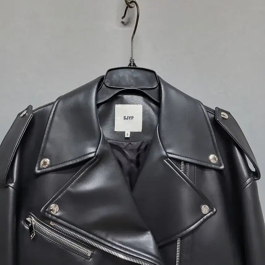 [BUNJANG] SJYP Leather Jacket / 한섬 SJYP  레더 자켓 (2023 제품)