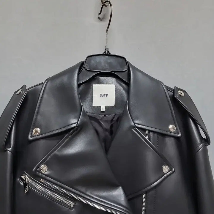[BUNJANG] SJYP Leather Jacket / 한섬 SJYP  레더 자켓 (2023 제품)