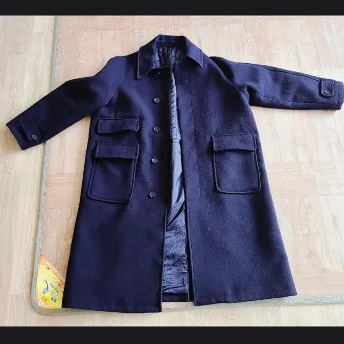 [BUNJANG] LafargeStore Woolrich Balmacaan Overcoat Black S / 라퍼지스토어 울리치 발마칸 오버 코트 블랙 s
