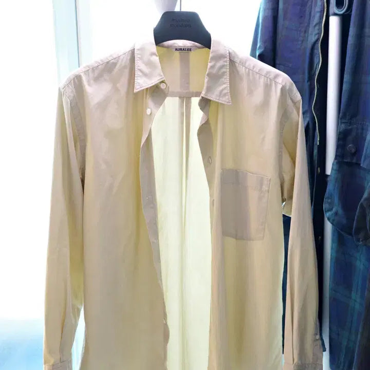 [BUNJANG] AURALEE Ivory Shirt / (3사이즈)AURALEE 오라리 셔츠 아이보리