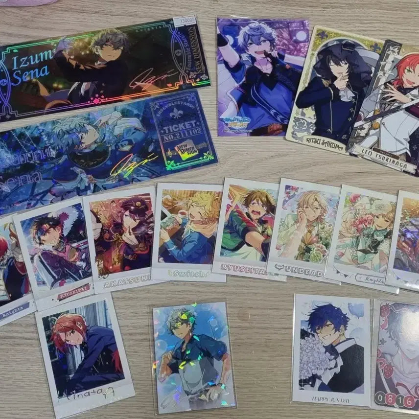 [BUNJANG] Ensemble Stars Paca & Ticket Bundle Set / 앙상블스타즈 굿즈 파샤 티켓 일괄