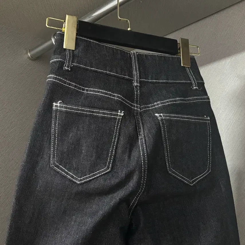 [BUNJANG] Two-Button High-Waist Pants / 투버튼 하이웨스트 바지