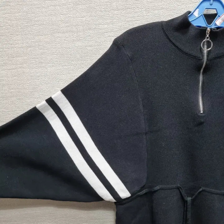 [BUNJANG] Unbranded Half-Neck Knit T-shirt / 라245 하프넥 니트 티셔츠