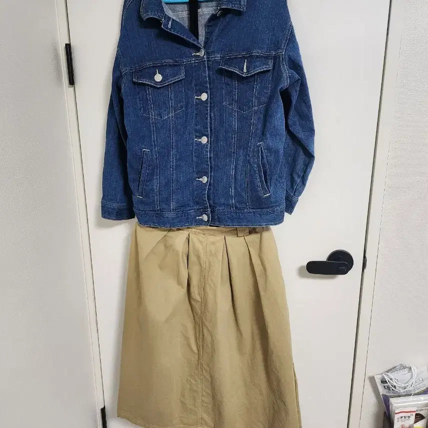 [BUNJANG] Denim Jacket / 청 데님 자켓