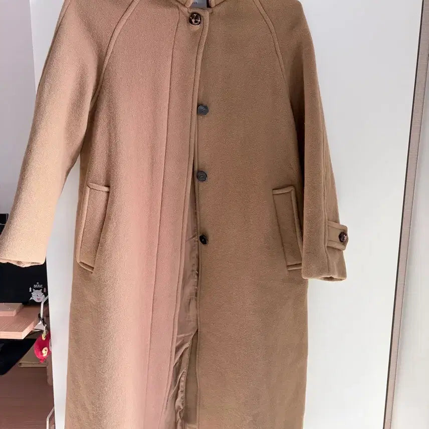 [BUNJANG] Blank03 Long Coat (Beige) / 블랭크공삼 롱코트(베이지)