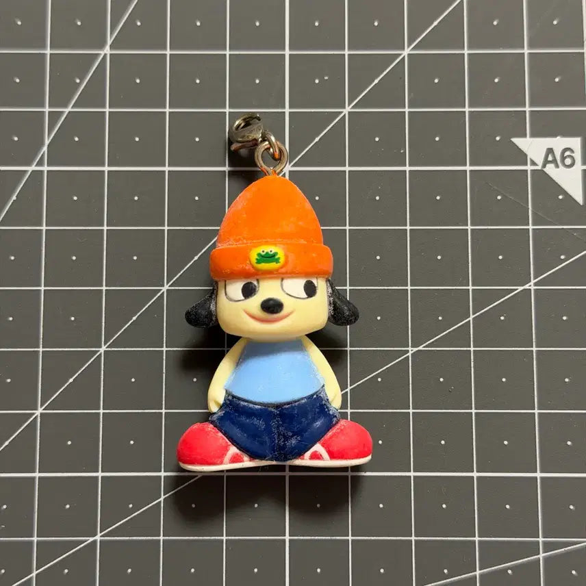 [BUNJANG] Parappa the Rapper Keyring Charm / [고전문구] 파라파 더 래퍼 키링 참
