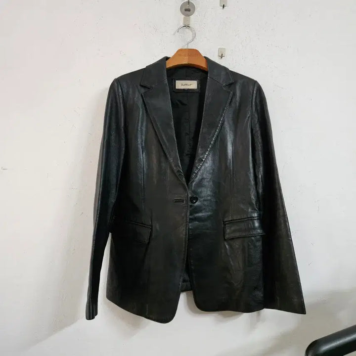 [BUNJANG] Instant Black Leather Jacket / 인스턴트 블랙 가죽 자켓66