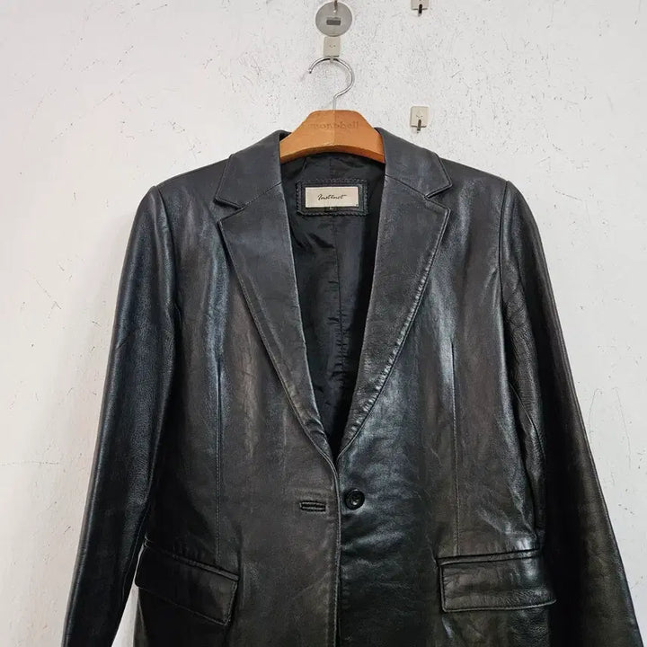 [BUNJANG] Instant Black Leather Jacket / 인스턴트 블랙 가죽 자켓66
