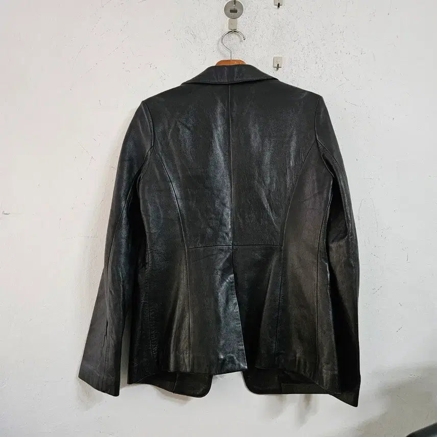 [BUNJANG] Instant Black Leather Jacket / 인스턴트 블랙 가죽 자켓66