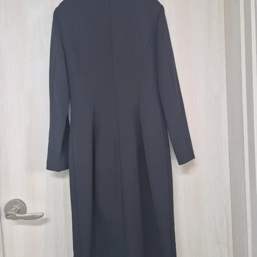 [BUNJANG] Sample Black Gold Button Long Dress / 브랜드 샘플 블랙 금장 버튼 롱원피스