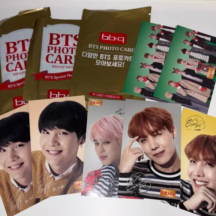 [BUNJANG] BTS BBQ Collaboration Bundle Set Photocard / BTS 방탄소년단 BBQ 한정 포카 일괄