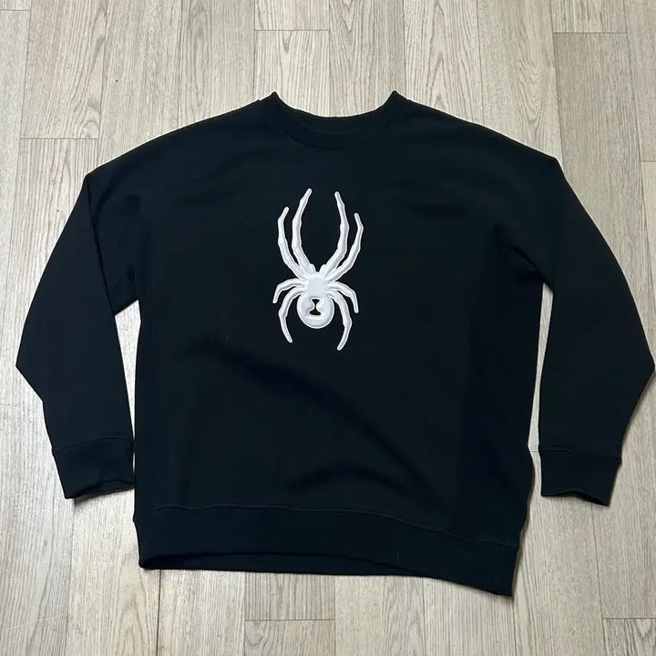 [BUNJANG] Spider Fleece Sweatshirt / 스파이더 기모 맨투맨 105-110