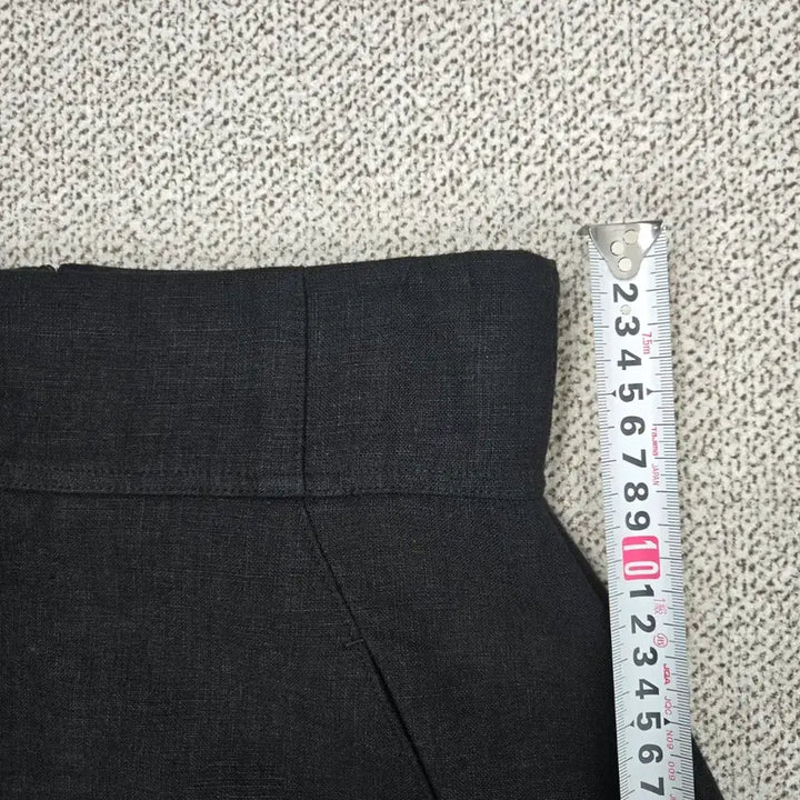 [BUNJANG] 11AM Black A-Line Linen Long Skirt / 0631. 11AM 블랙 A라인 린넨 롱 스커트S