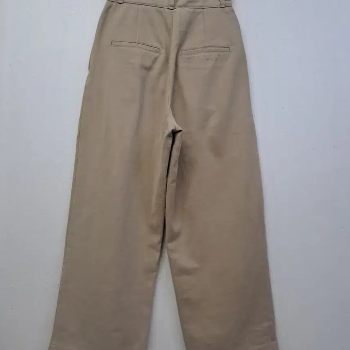 [BUNJANG] Unbranded Beige Cotton Wide Baggy Pants S / 면 와이드 베기팬츠S