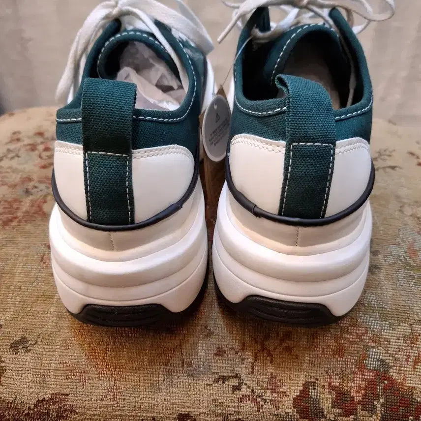 [BUNJANG] SHOOPEN Canvas Sneakers / SHOOPEN 캔버스 스니커즈 그린 / 화이트 운동화