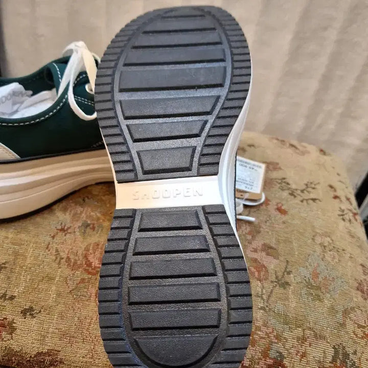 [BUNJANG] SHOOPEN Canvas Sneakers / SHOOPEN 캔버스 스니커즈 그린 / 화이트 운동화