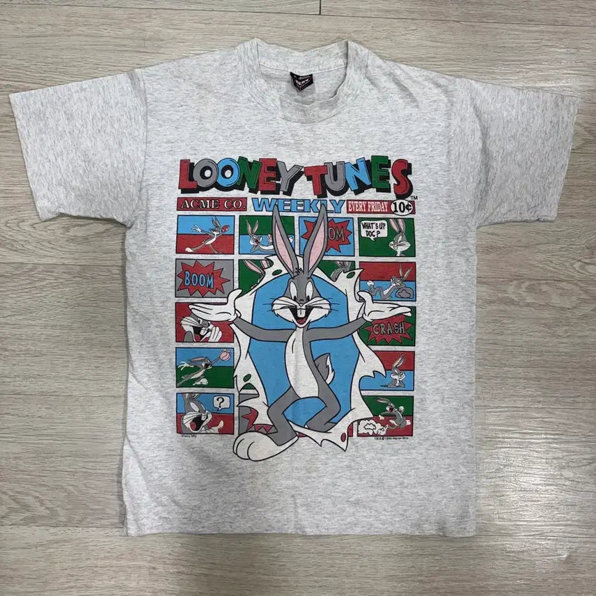 [BUNJANG] Looney Tunes Bugs Bunny T-shirt / 90s 루니툰 벅스버니 반팔 티셔츠