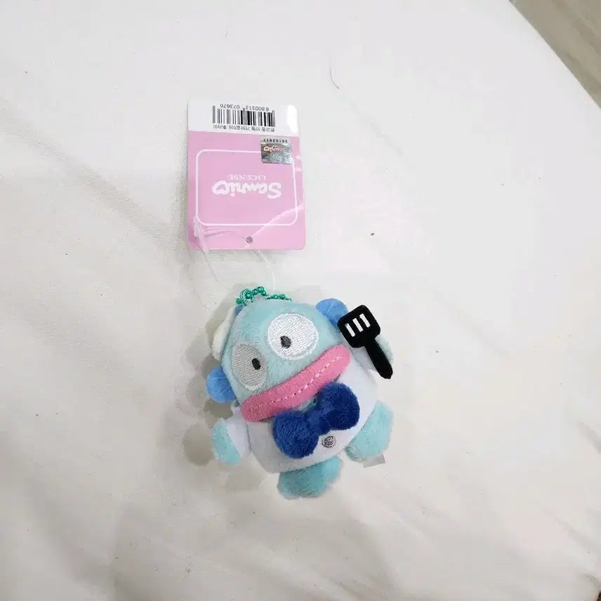 [BUNJANG] Sanrio Hangyodon Fry Chef Doll Keyring / (정품 새상품) 산리오  한교동 후라이 가방걸이  인형 키링
