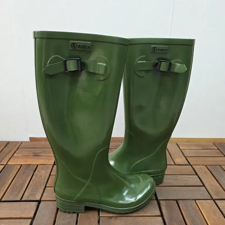 [BUNJANG] AIGLE Long Rain Boots / [250]에이글(AIGLE) 롱 레인부츠