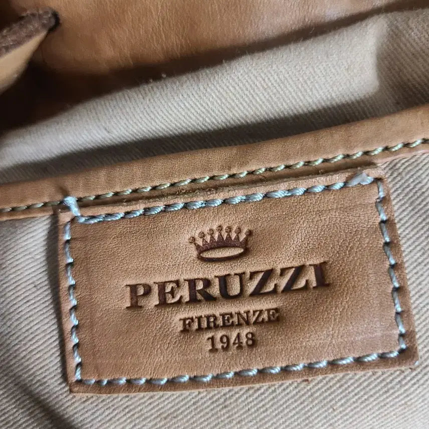 [BUNJANG] Peruzzi Leather Weaving Tote Bag / 이태리 페루찌 가죽 위빙 토트백