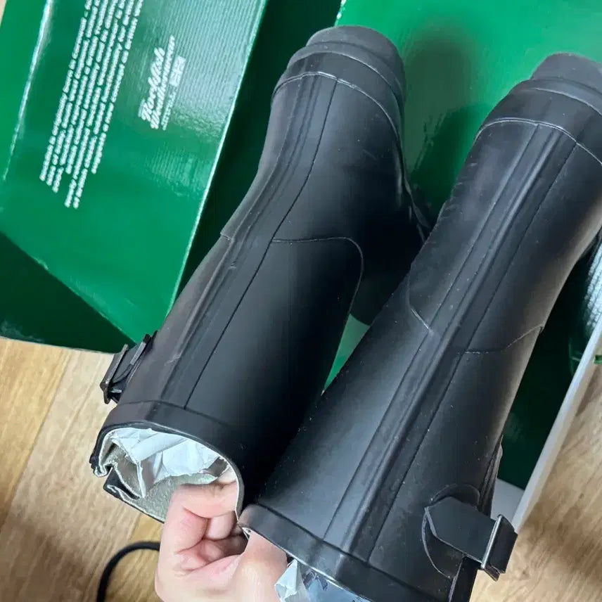 [BUNJANG] Rockfish Short Rain Boots Black / 락피쉬 숏 레인부츠 블랙