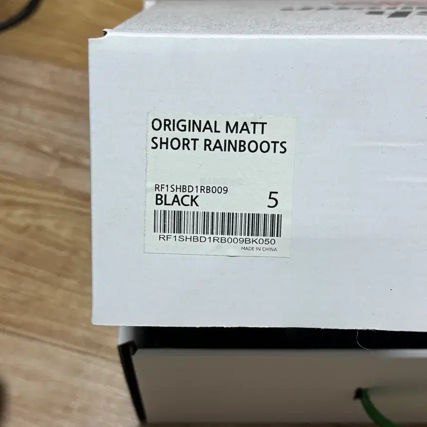 [BUNJANG] Rockfish Short Rain Boots Black / 락피쉬 숏 레인부츠 블랙