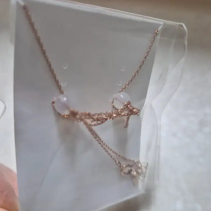 [BUNJANG] JUDY AND PAUL Crystal Jewelry Set / JUDY AND PAUL 글리 오발 크리스탈 로즈골드
